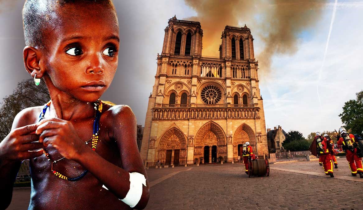 Za Notre-Dame skupljena je milijarda eura, a djeca gladuju. Je li to licemjerno?