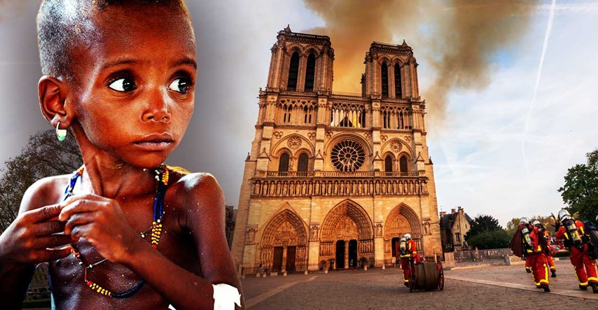 Za Notre-Dame skupljena je milijarda eura, a djeca gladuju. Je li to licemjerno?