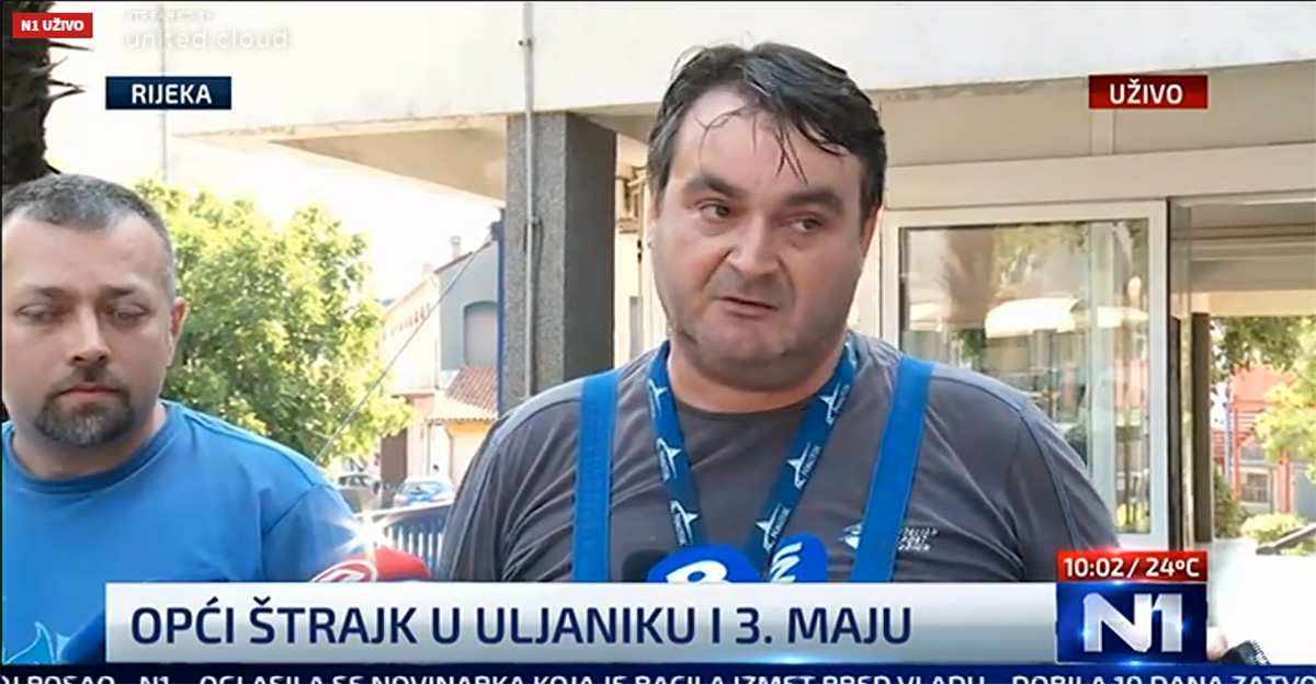 Štrajkaš 3. maja skoro zaplakao pred kamerama
