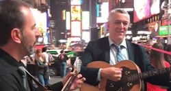 VIDEO Show u New Yorku: Hrvati stigli na Times Square i zapjevali