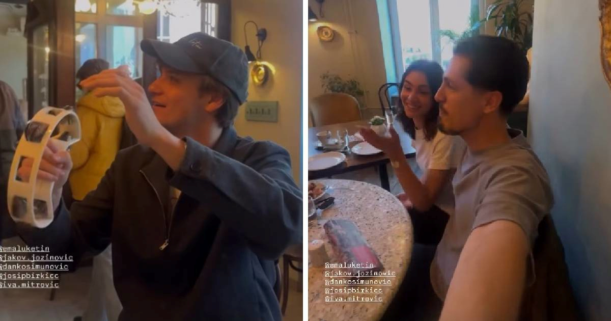 Prije koncerta u Novom Sadu Jozinović se zabavljao s Emom Luketin i njezinim dečkom