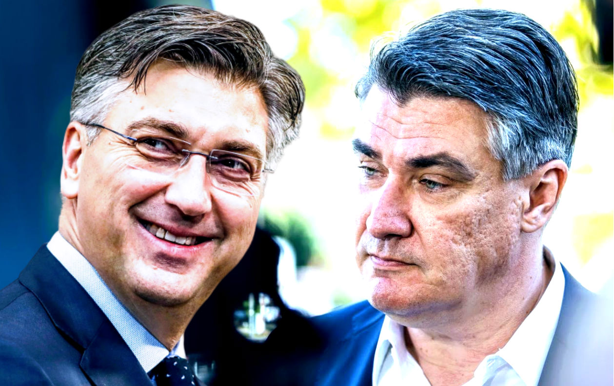 HDZ: "Milanović ne može sakriti svoju opterećenost Plenkovićem. Jadno"