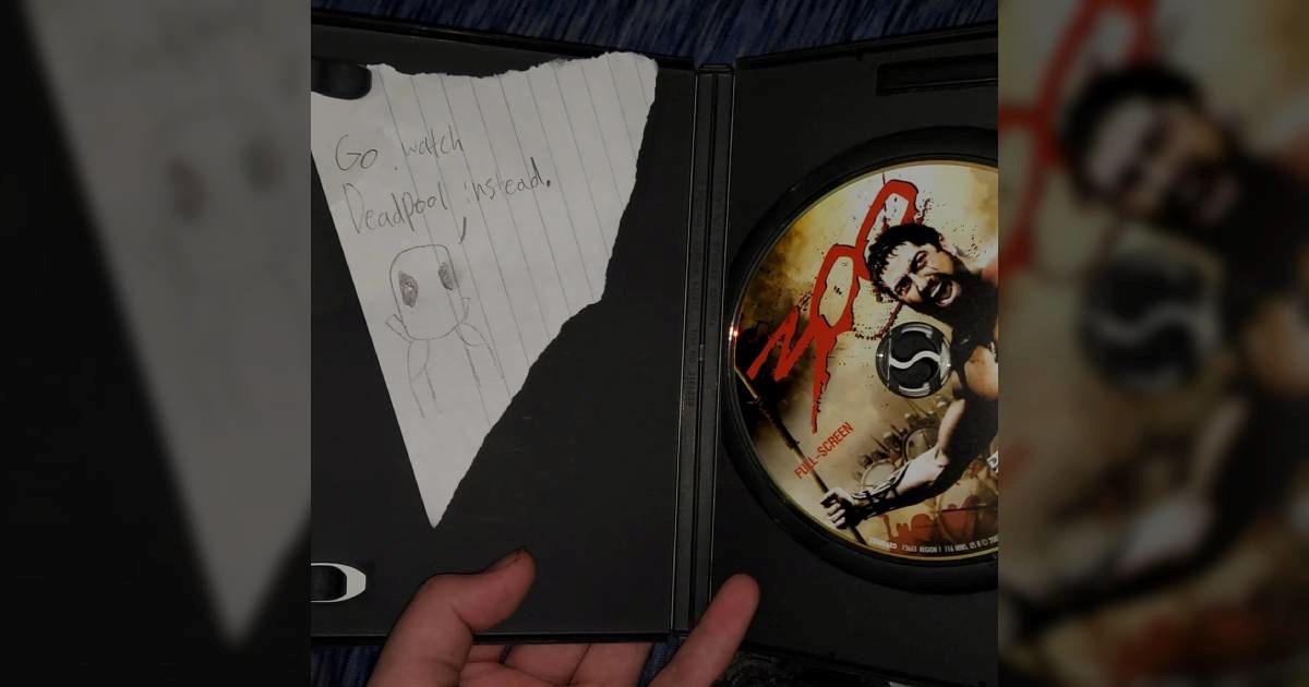 Kupio stari DVD, ostao u čudu zbog poruke u kutiji