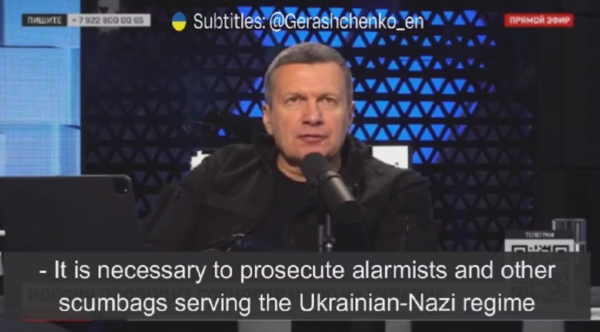 VIDEO Putinov propagandist: Treba vratiti smrtnu kaznu za izdajnike i dezertere