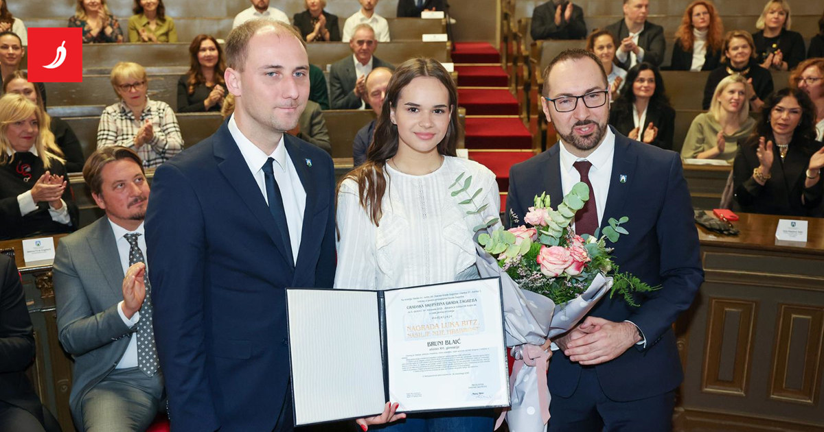 Nagradu Luka Ritz dobile Erin i Bruna. Tomašević: Bruna je pokazala ...