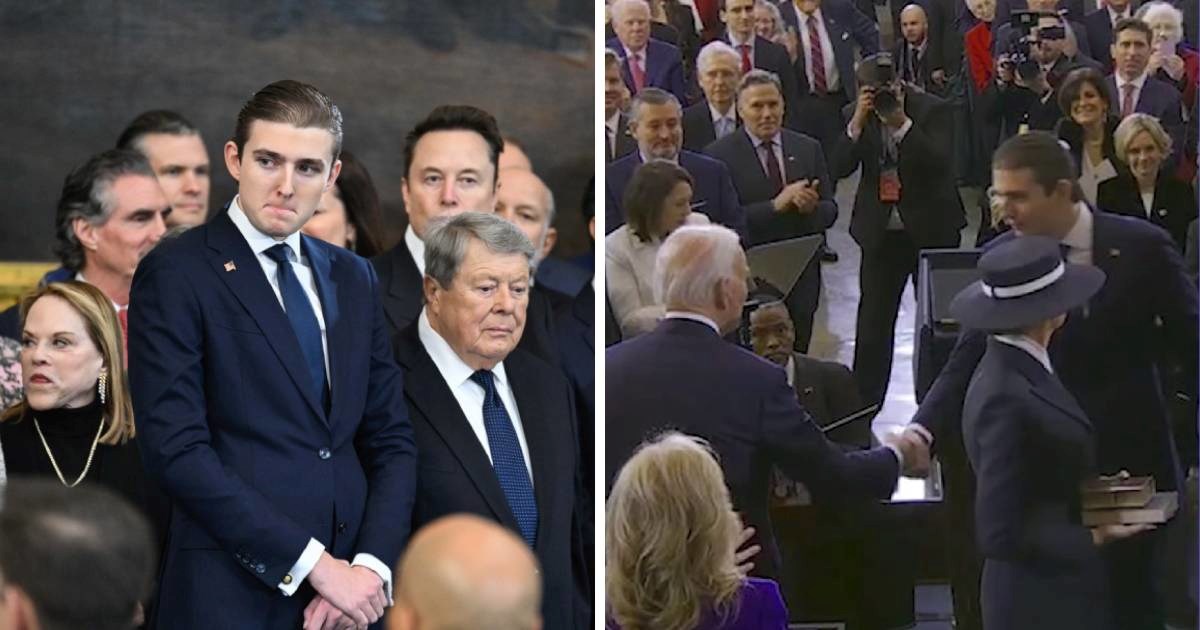 "Nije psovka": Otkriveno što je Barron rekao Bidenu na Trumpovoj inauguraciji