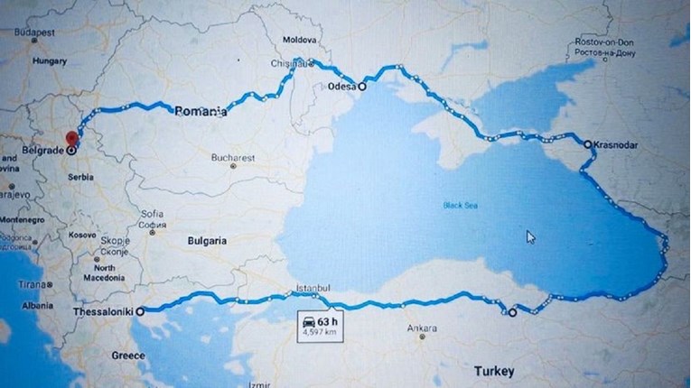 Srbi masovno dijele "mapu za povratak iz Grčke" na Fejsu, odmah se vidi zašto