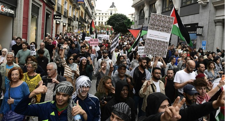 Veliki prosvjed u Madridu: Zaustavimo licemjerje EU i okupaciju Palestine