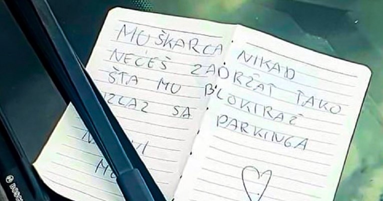 Fotka "ljubavne parking poruke" iz Dalmacije postala hit, odmah ćete vidjeti zašto