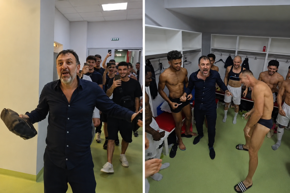 VIDEO Gazda albanskog kluba ušao u svlačionicu s vrećom novca. Evo što je uslijedilo