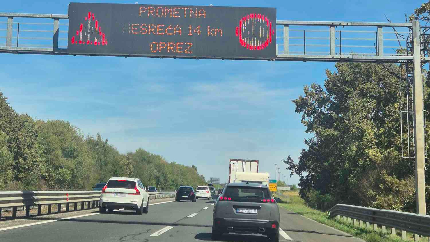 VIDEO Dvije nesreće na A1 kod Jastrebarskog, prema Zagrebu se stvorila kolona