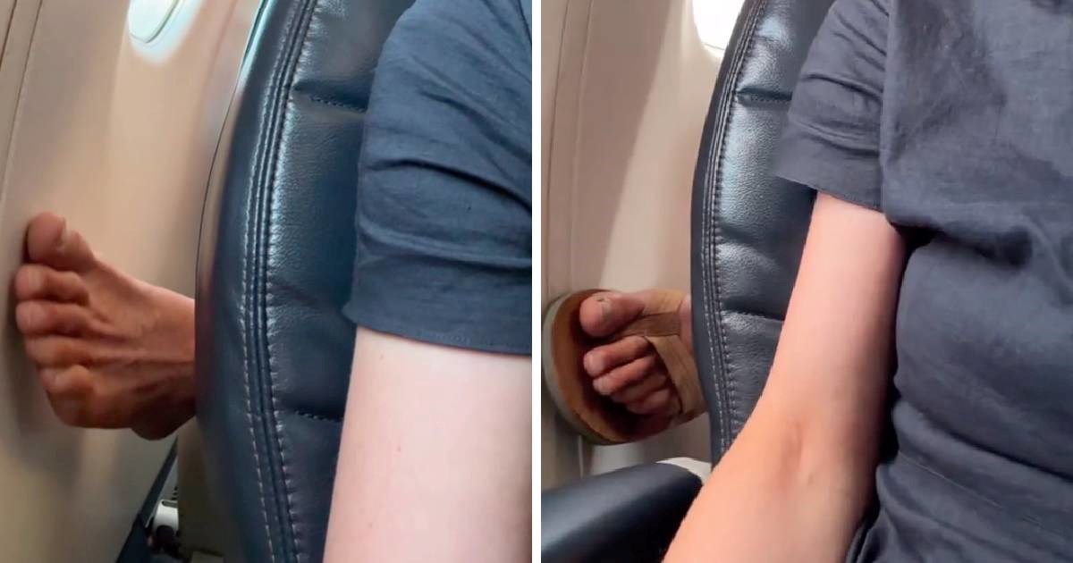 Snimila je što joj je putnik radio iza leđa: "Sreća pa smo letjeli samo sat vremena"