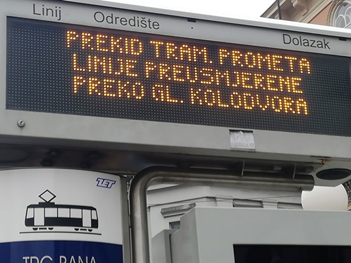 Sutra par sati neće voziti tramvaji centrom Zagreba