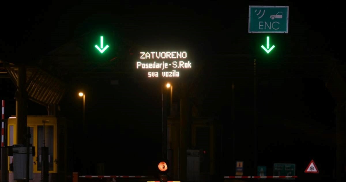Dio autoceste A1 zatvoren za sav promet