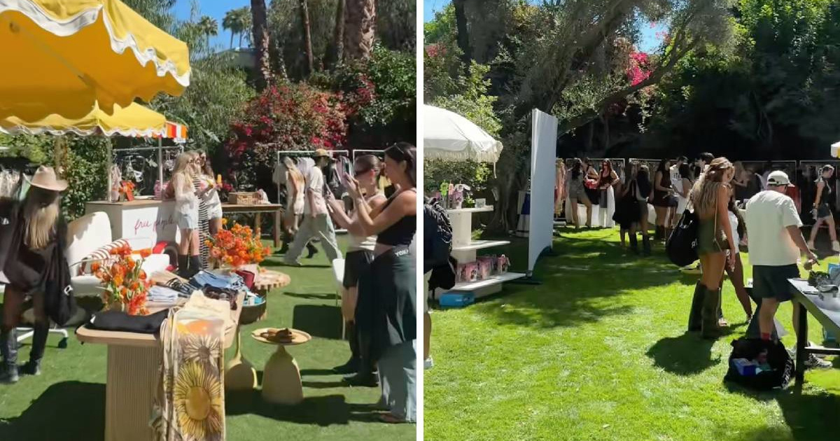 Pogledajte kako izgleda prostor s besplatnim poklonima za influencere na Coachelli