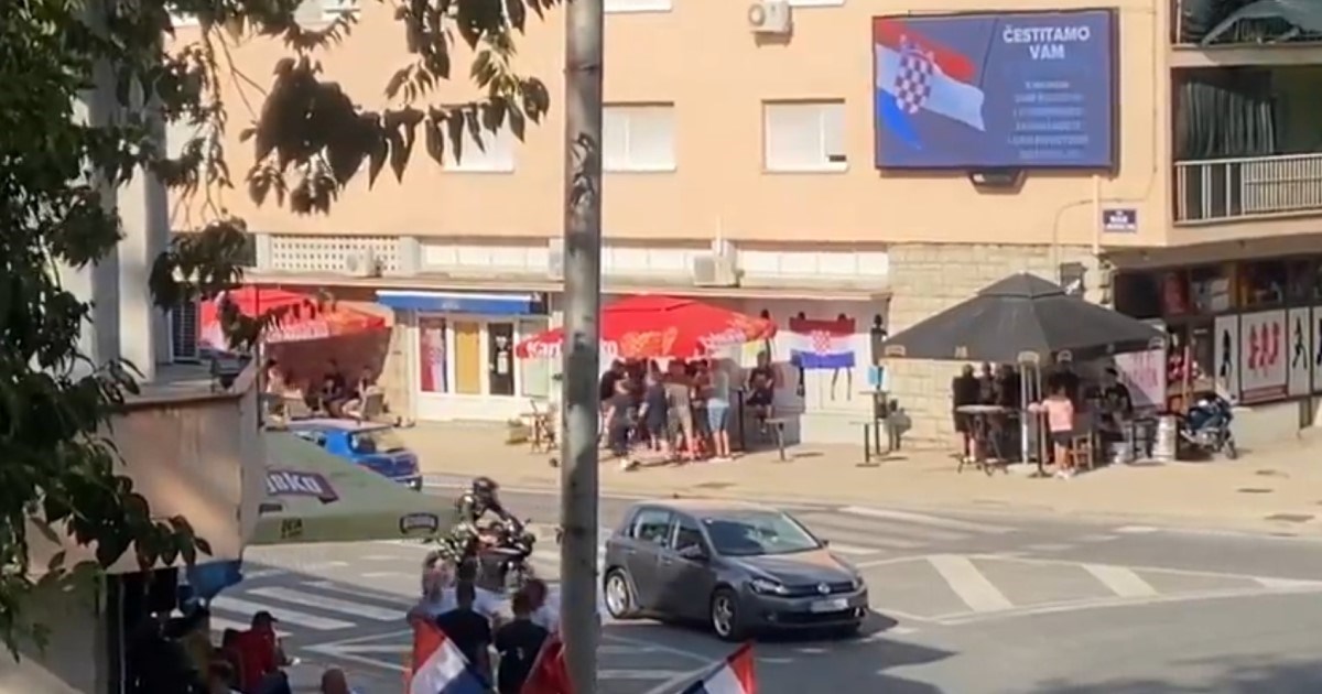 VIDEO Kafić u Kninu na razglas puštao ustašku pjesmu