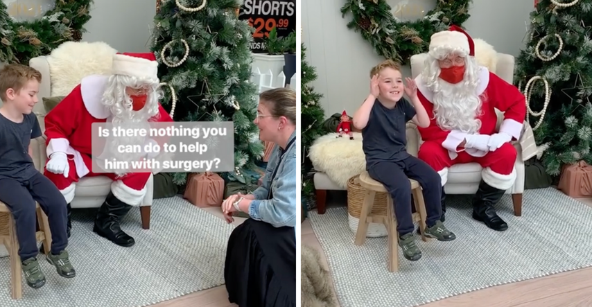 Nepristojni Djed Mraz pitao mamu gluhog dječaka može li ga "popraviti" operacijom