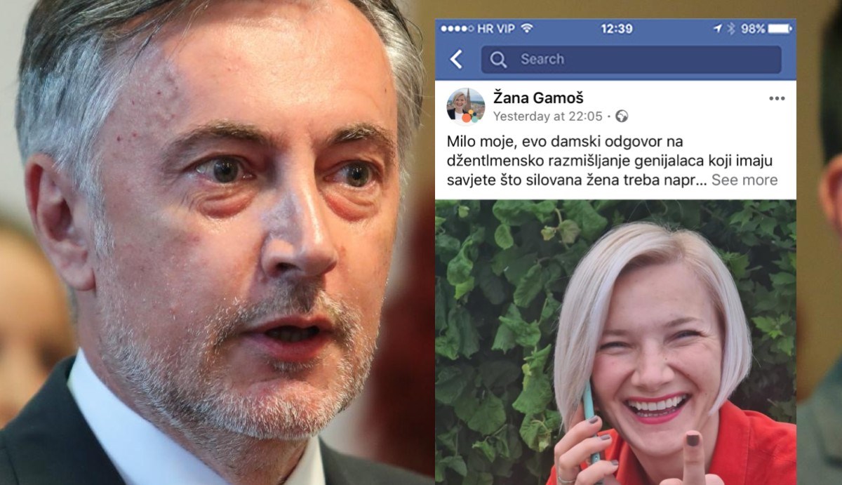 Dogradonačelnica Osijeka Škori pokazala srednji prst: "Milo moje, evo damski odgovor"