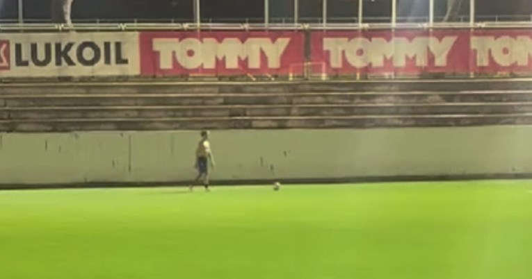 Otac Hajdukovog igrača snimio sina kako trenira odmah nakon poraza u derbiju