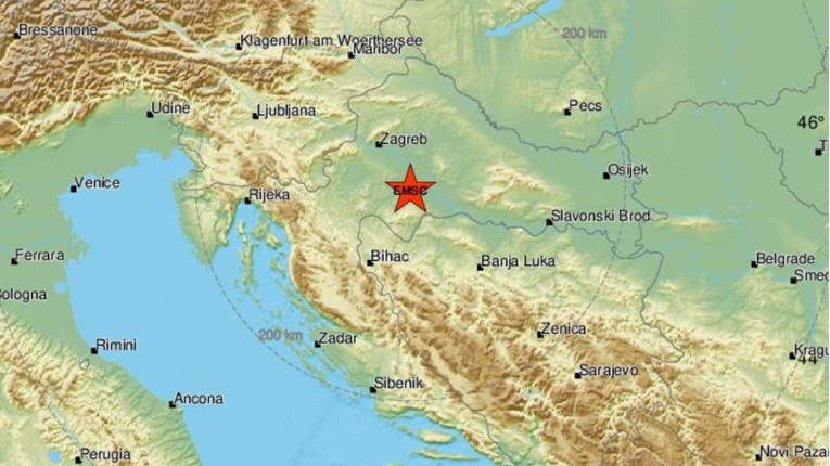 Potres magnitude 3 kod Petrinje tijekom noći: "Fino je zatreslo"