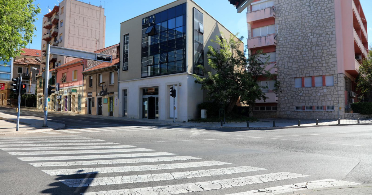 FOTO Šibenik je danas prazan