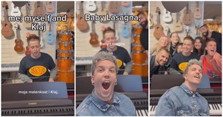 Video Lasagninog klavijaturista oduševio fanove Eurosonga. Opjevao je čitav tim
