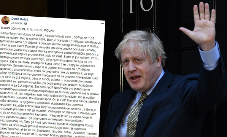 Jedan od posljednjih Kuljiševih tekstova bio je o Borisu Johnsonu