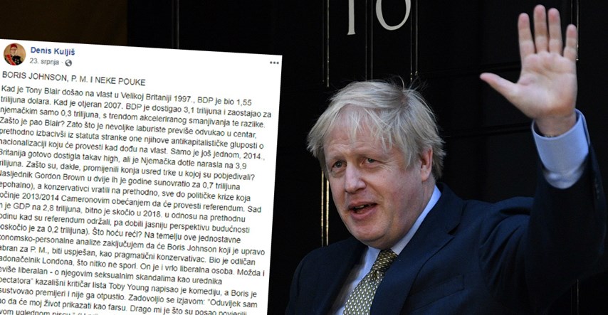 Jedan od posljednjih Kuljiševih tekstova bio je o Borisu Johnsonu