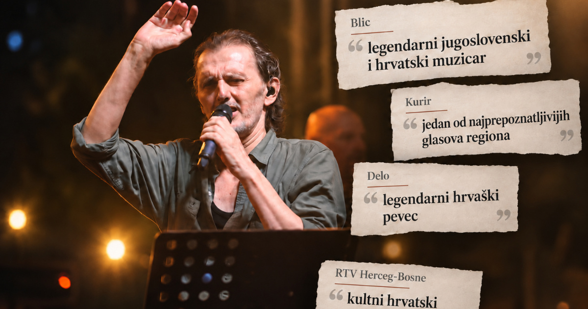 Mediji diljem regije pišu o smrti Gorana Bareta: "Legendarni hrvatski pjevač"