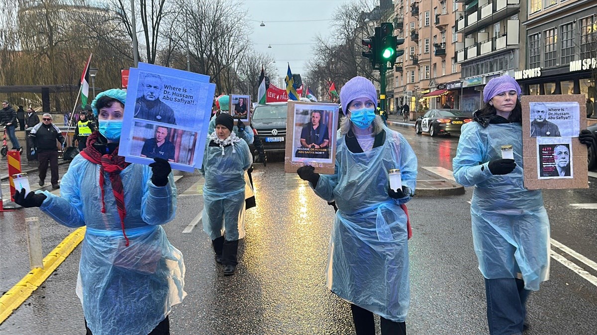 Prosvjedi u Stockholmu protiv izraelskih napada na Gazu