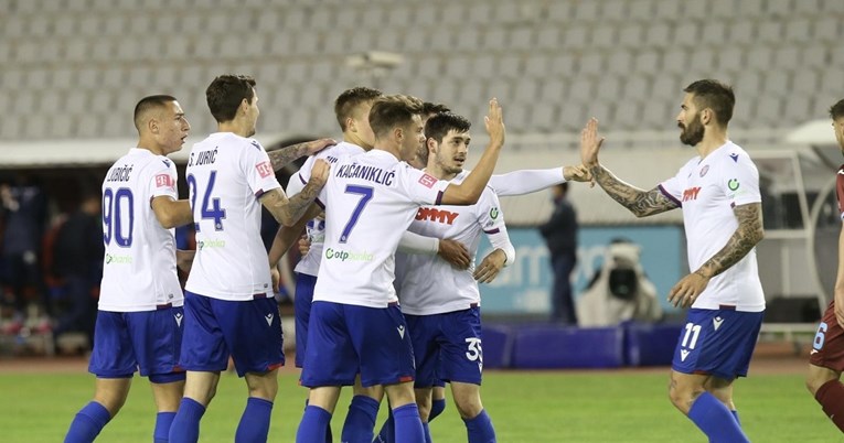 HAJDUK - RIJEKA 3:2 Hajduk na krilima mladića zakomplicirao borbu za Europu