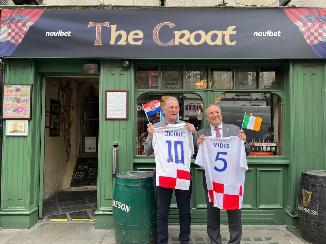 Irci večeras ne navijaju za susjede: Poznati pub u Dublinu postaje The Croat
