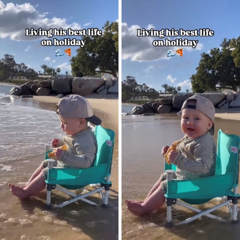 Video dječaka koji uživa na plaži oduševio je ljude, pišu: "Definicija ljetovanja"