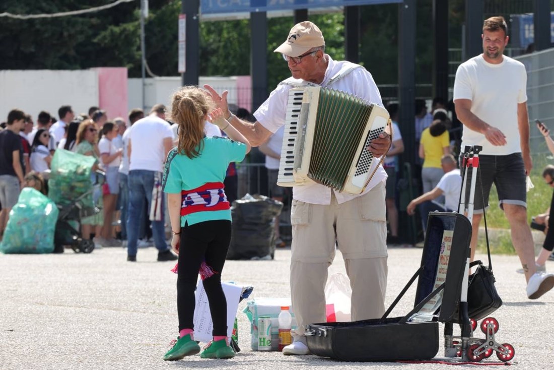 Miljenko je bio hit među najmlađim navijačima na Poljudu