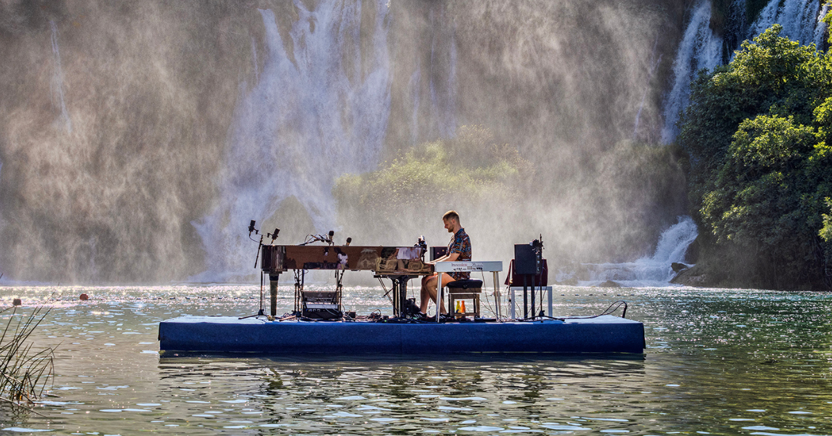 "Bio je to rizični pothvat": Ovakav prizor ispod slapa u Ljubuškom još nije viđen