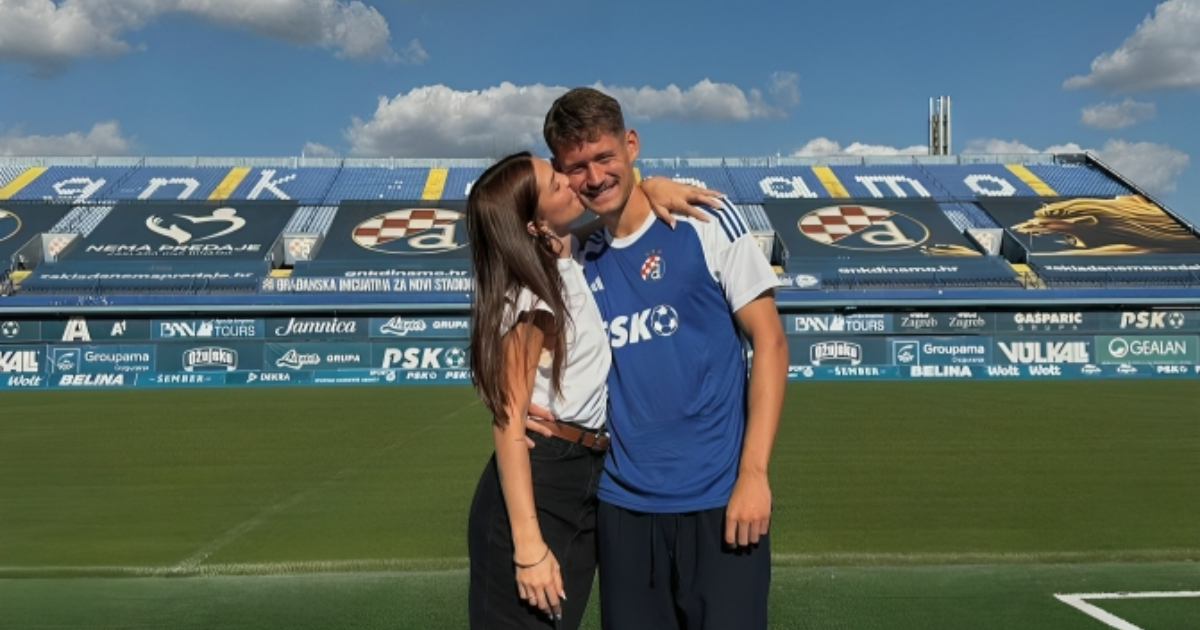 Zgodna cura novog igrača Dinama pozirala na Maksimiru. Svi im pišu istu stvar