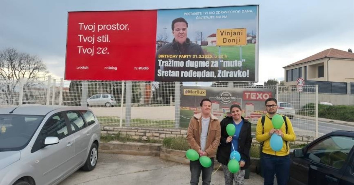 Ivana iz Kaštela pripremila je posebno rođendansko iznenađenje za prijatelja Zdravka