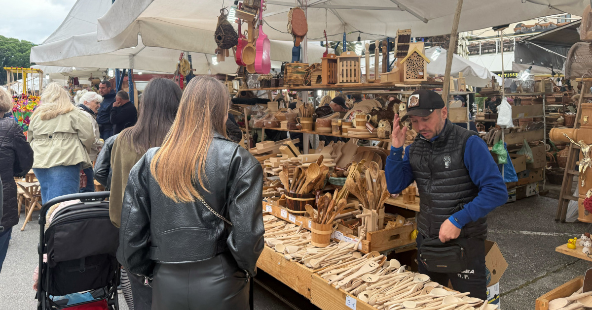 Split slavi svetog Duju, pogledajte što se prodaje na tradicionalnom sajmu
