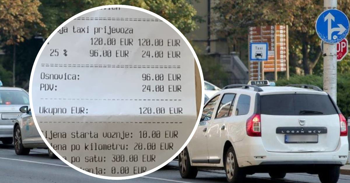 Francuskinja prvi put stigla u RH. Taksist joj naplatio 120 eura za 7 kilometara