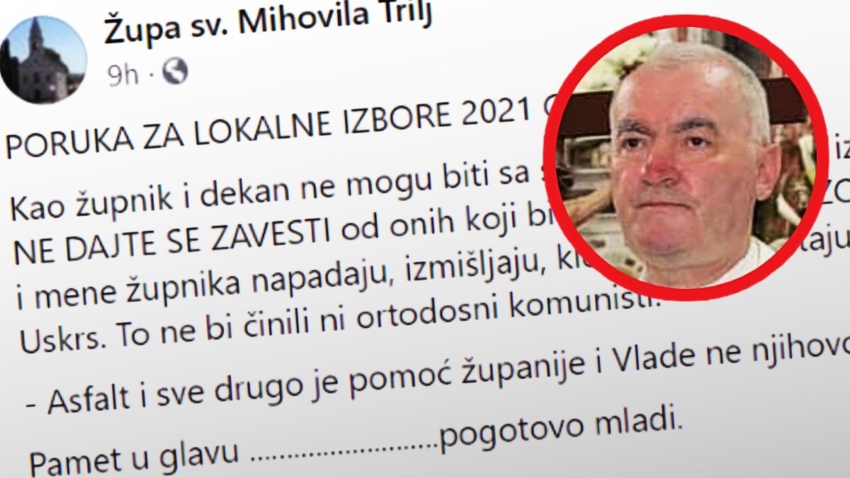 Svećenik na Fejsu protiv gradonačelnika koji je napustio HDZ: "Ne čestita ni Uskrs"
