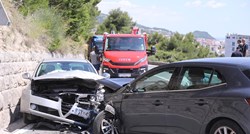 Teška nesreća kod Splita, više ozlijeđenih. Cesta bila potpuno zatvorena za promet