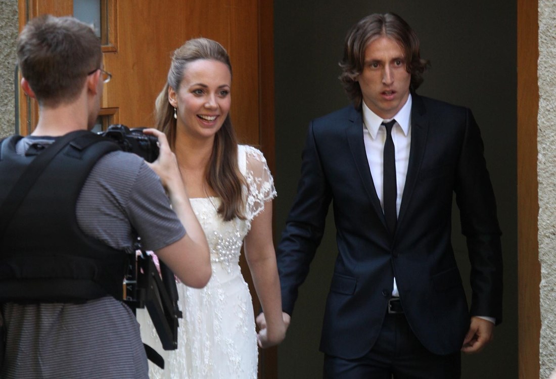 2011. crkveno vjenčanje Luke i Vanje Modrić okupilo nogometnu elitu