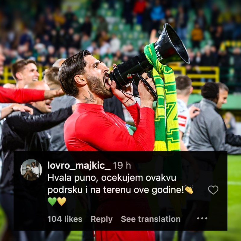 Hajduku propada dovođenje Majkića? Komentar na Instagramu sve otkrio