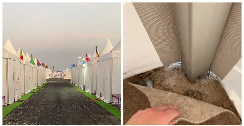 3.2 milijuna pregleda: Evo kako izgledaju šatori u navijačkim kampovima u Kataru
