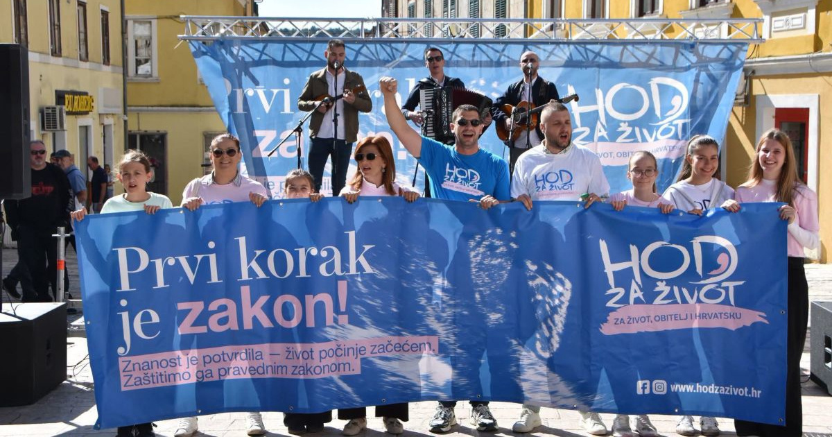 Hod za život o prosvjednicima u Puli: Pokušavaju se prikazati kao žrtve