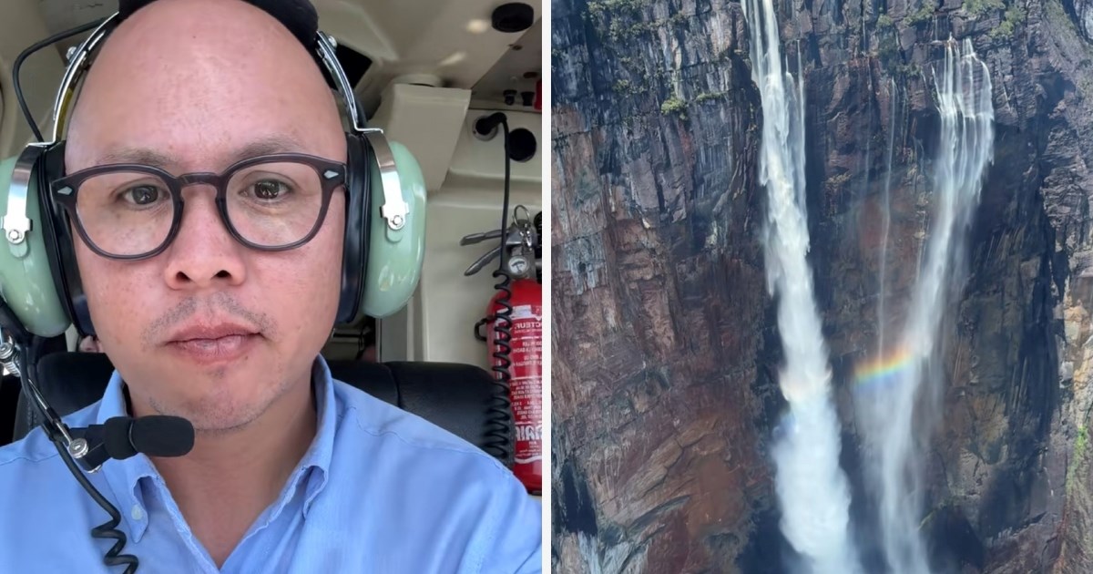 Snimio najviši vodopad na svijetu s tla, a onda preletio iznad njega. Video je hit