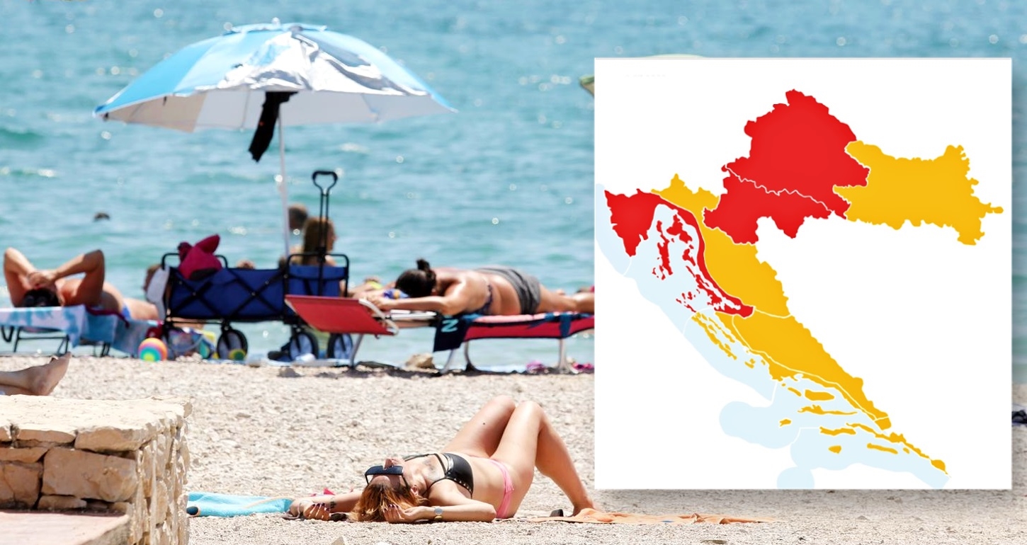 Ide vrhunac toplinskog vala. Za tri regije crveni alarm
