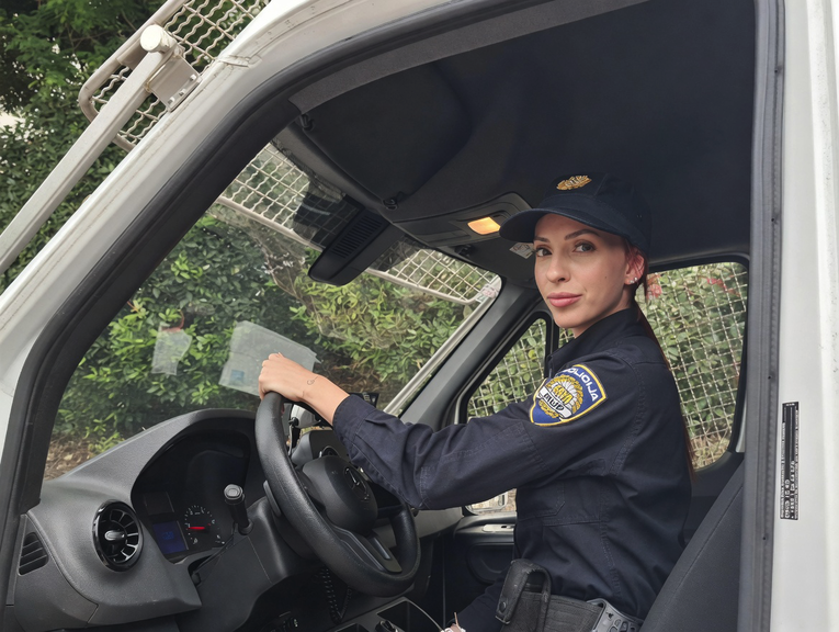 Ovo je Kristina. Znala je da želi biti policajka već u djetinjstvu