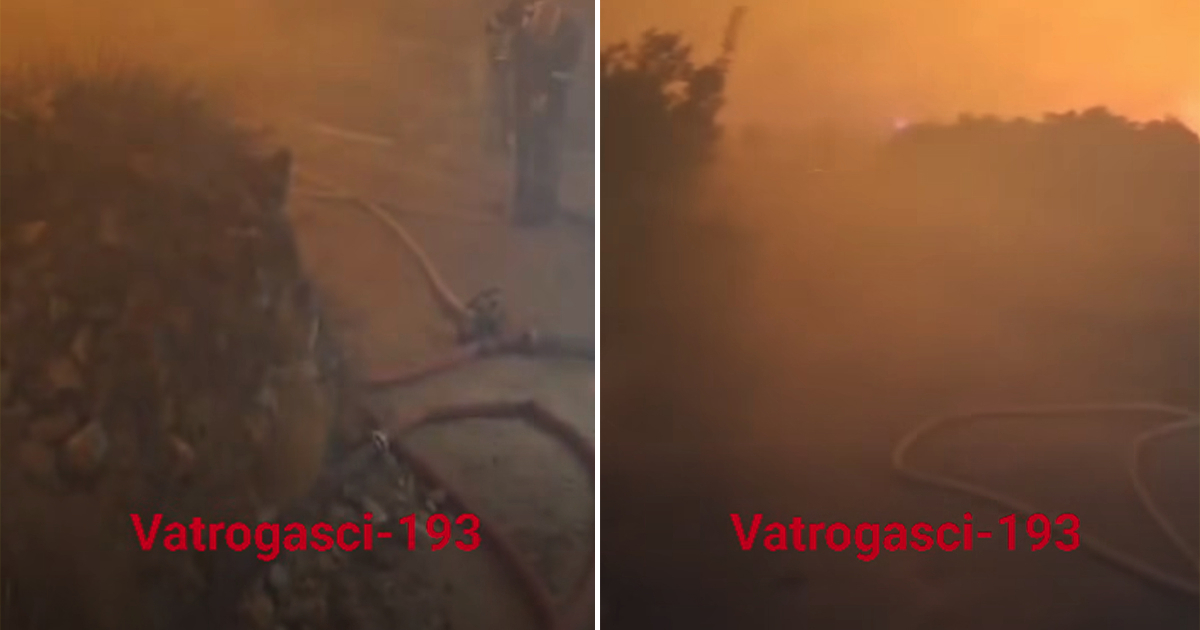 VIDEO Vatrogasci objavili dramatičan video s Brača: Ostali smo u okruženju