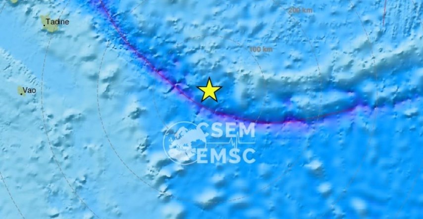 Potres magnitude 6.5 u Novoj Kaledoniji